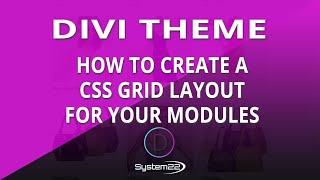 Divi Theme How To Create A CSS Grid Layout For Your Modules 