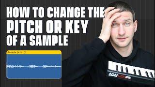 How To Change the Pitch or Key of a Sample [Logic Pro X]