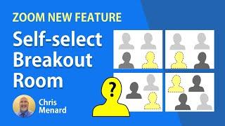 Self-select Breakout Rooms in Zoom | Allow participants to choose breakout room