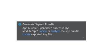 How to Generate a Signed App Bundle in Android Studio