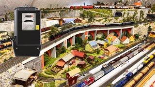 My model railroad dream layout: How much electricity for a large model railroad (English subs)