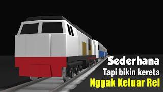 Kenapa Kereta Api Tidak Keluar Dari Rel ?