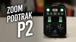 Zoom PodTrak P2: A Fully Equipped, Yet Compact Podcast Recorder!