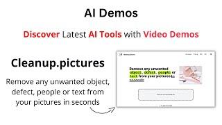 AI Demos | Remove Unwanted Objects in Seconds with Cleanup.pictures | Cleanup.pictures Demo