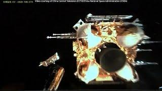 Chang’e-5 ascends to lunar orbit