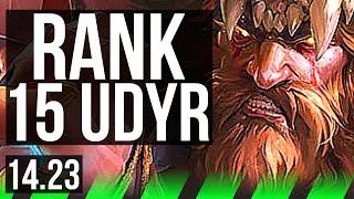 UDYR vs BEL'VETH (JGL) | Rank 15 Udyr | NA Challenger | 14.23