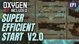 Engineering a SUPER EFFICIENT starting base V2.0! (LP2-EP01) Oxygen Not Included Spaced Out