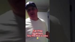 High ridge handyman’s very first how to video.#shorts