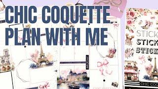 Plan With Me Chic Coquette | Live Love Posh Planner Spread | Classic Happy Planner