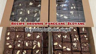 RECIPE BROWNIS PANGGANG BIASA | NONTON SAMPE SELSE BIAR INFO2 YANG AKU SAMPEKAN JELAS