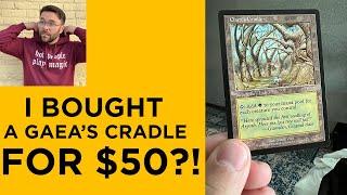 I BOUGHT A GAEA'S CRADLE FOR 50?! MAGIC TREASURE FIND OF A LIFETIME!