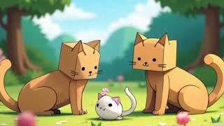 Magical Cardboard Cats: Anime-Style Creations You’ll Love! | Top songs for kids