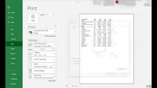 How to center a worksheet horizontally in Excel