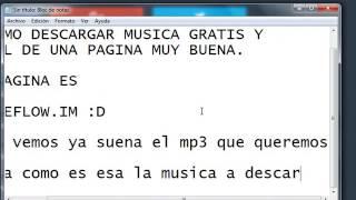 Descargar musica en Genteflow.im