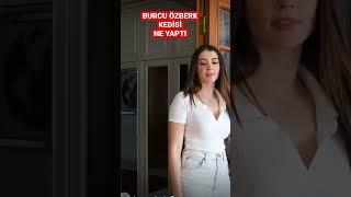 Burcu özberk evde kedisi ne yaptı #shorts #short #burcuozberk #burcuözberk