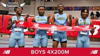 Boys 4x200m Relay - New Balance Nationals Indoor 2024