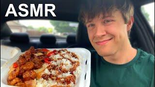 ASMR Panda Express Mukbang SPICY ️ Orange Chicken