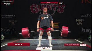 NEW WORLD RECORD IN DEADLIFT 476kg -MASTERS -RAUNO HEINLA