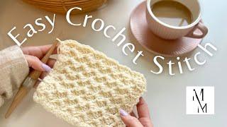 Learn This Easy Crochet Stitch That has Tons of Texture ~ The Crochet Ripples Stitch ~