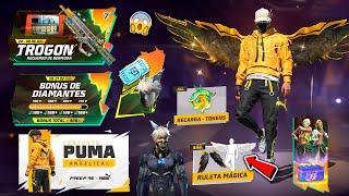 MOSTRANDO TODOS LOS PREMIOS DE LA AGENDA SEMANAL | TORRE DE TOKENS, EMOTE ANGELICAL & MAS FREE FIRE