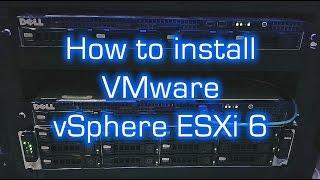 How to install VMware vSphere ESXi 6 2016 1080P