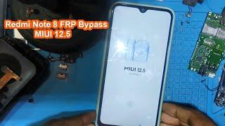 All Xiaomi Redmi FRP Bypass MIUI 12 5,,Redmi Note 8 FRP Bypass MIUI 12.5 Google Account , Without Pc