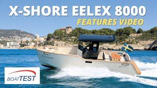 X- Shore  EELEX 8000 (2023) Features Video by BoatTEST