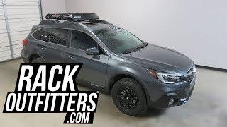 Subaru OutBack with Yakima OffGrid Medium Roof Top Cargo Basket