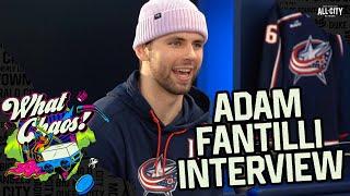 Columbus Blue Jackets' Adam Fantilli talks being Italian, air fryers, & falling to 3rd in the draft