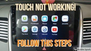 Android Car player touch not working ! Then follow this steps for working | touch not working