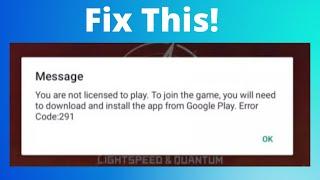 How to solve apex legends mobile error 291? | Fix 291 Error Code on Apex legends mobile