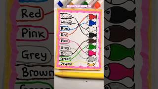 Mencocokan warna sesuai bahasa inggris #shorts #bahasainggris #shortvideo #reels #art