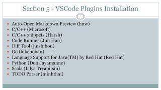 #golang #java #scala #python #groovy #striversity c01s05 - VSCode Plugins Installation