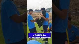 Momen Kocak Marselino Ferdinan saat Latihan di SEA Games Kamboja #timnasindonesia #seagames2023