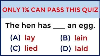 Mixed Grammar Quiz: If you score over 95% on this quiz, your English is Great!