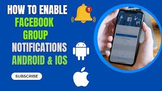 How to Enable Facebook Group Notifications Android & ios