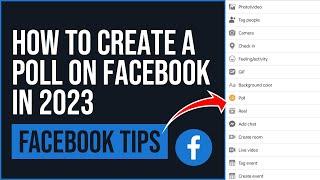 How to Create a Poll on Facebook in 2023 (QUICK TUTORIAL)