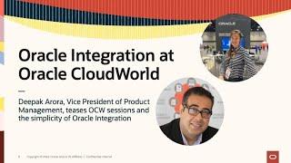 Oracle Integration at Oracle CloudWorld 2024