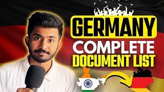 2024 Complete List of Documents for Studying in Germany 