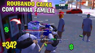 ROUBEI CAIXA COM MINHA FAMILIA  RUMO AOS 10 MILHÕES no GTA HZRP