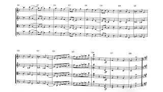 Arnold Schoenberg - Scherzo for String Quartet (1897) [Score-Video]