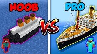 Minecraft NOOB vs. PRO: TITANIC in Minecraft!