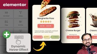 Dynamic Card Hover Effect - Elementor Flexbox Container