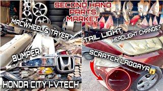 CST CHEAPEST SPARE PARTS MARKET.| HONDA CITY FULL KIT CHANGE || SAM KHAN ||