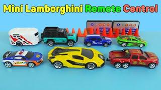 Mini Remote Control Lamborghini - RC Racing Car, Pickup Truck, Police Car | Unboxing & Review