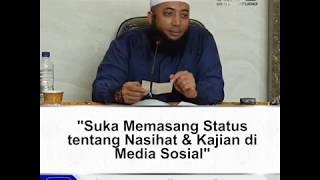 Ustadz Khalid Basalamah | Suka Memasang Status ttg Nasihat & Kajian di Media Sosial