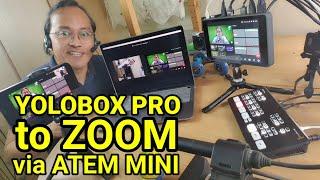 Yolobox Pro to Zoom Setup via ATEM Mini - Yolobox Pro Firmware Upgrade v1.1.0