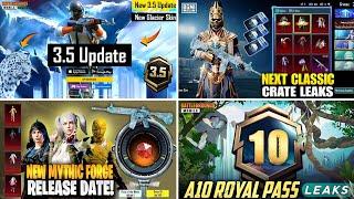 Bgmi Pubg 3.5 New Update | Next Classic Crate Bgmi | Next Mythic Forge Bgmi | A10 Royal Pass Event