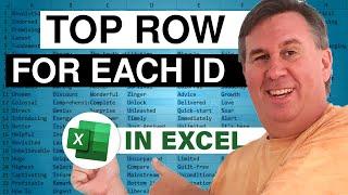 Excel Highlight Elegance: Top Row for Each ID - Episode 2352