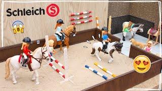 MEGA RIJBAK VOOR SCHLEICH PAARDEN MAKEN!  Manege Serie #4 | Daphne draaft door